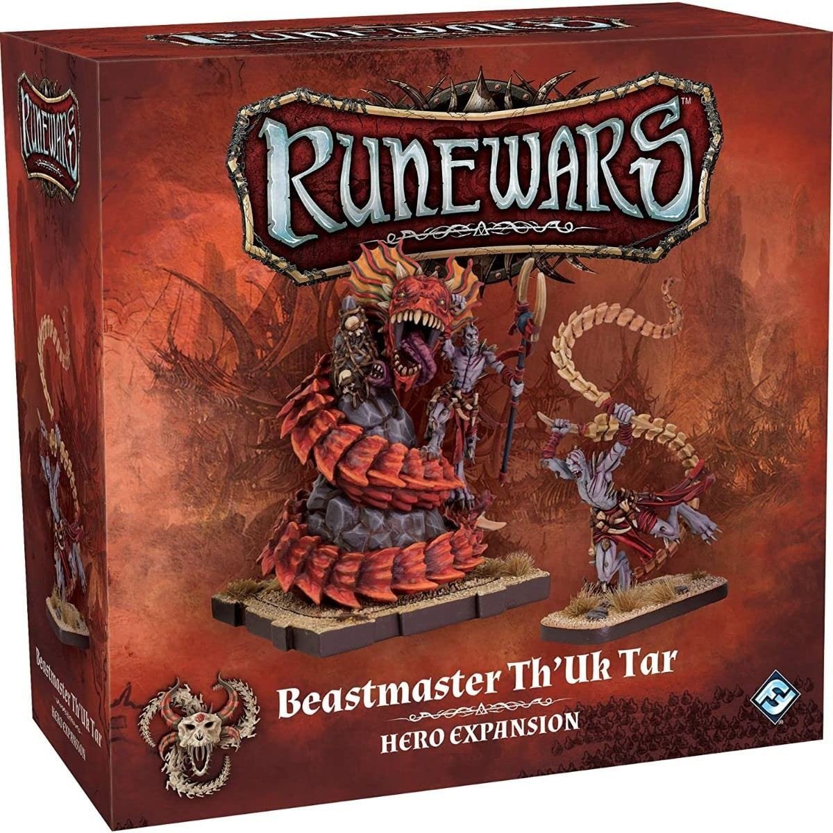 Box art for Runewars: Beastmaster Th'Uk Tar hero expansion