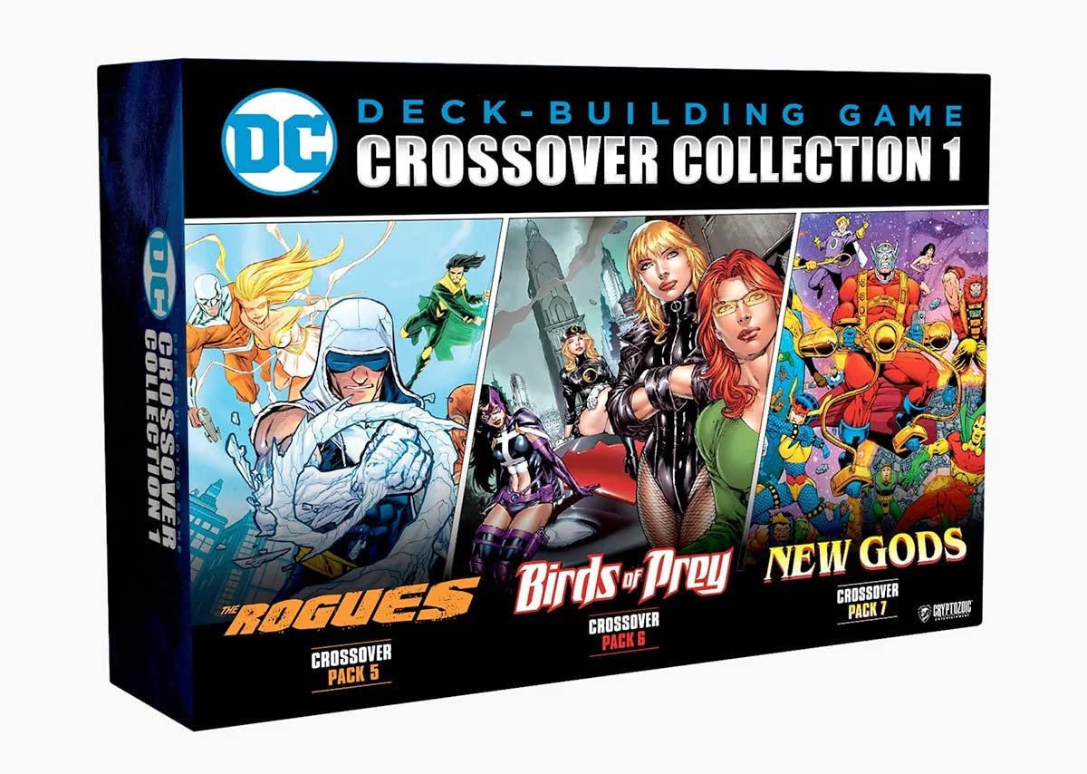 DC Deck-Building Game: Crossover Collection 1 box set featuring comic art