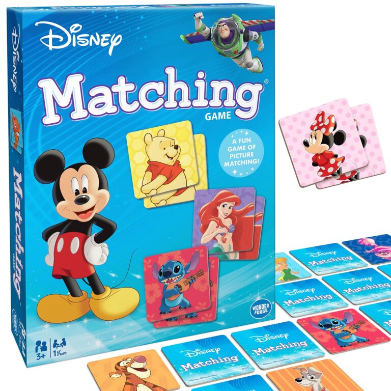 Disney Matching Game box with Mickey Mouse and Disney characters